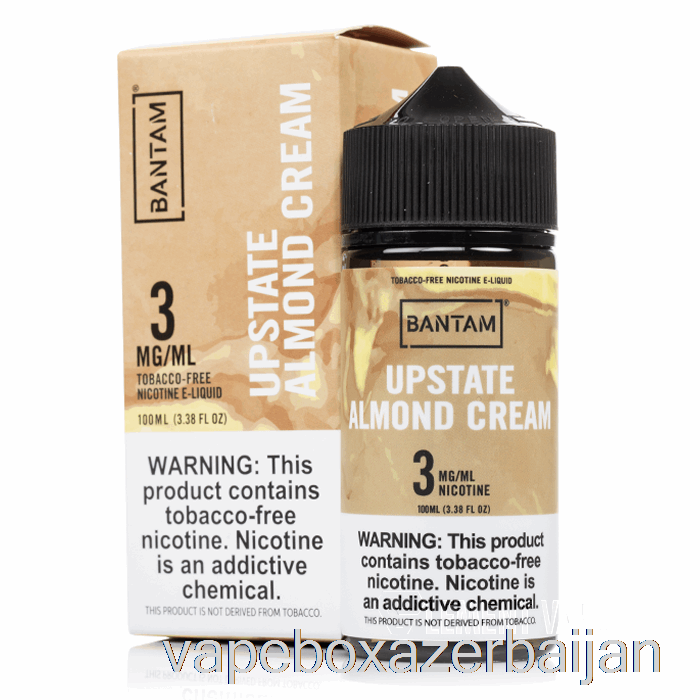 E-Juice Vape Upstate Almond Cream - Bantam Vape - 100mL 0mg